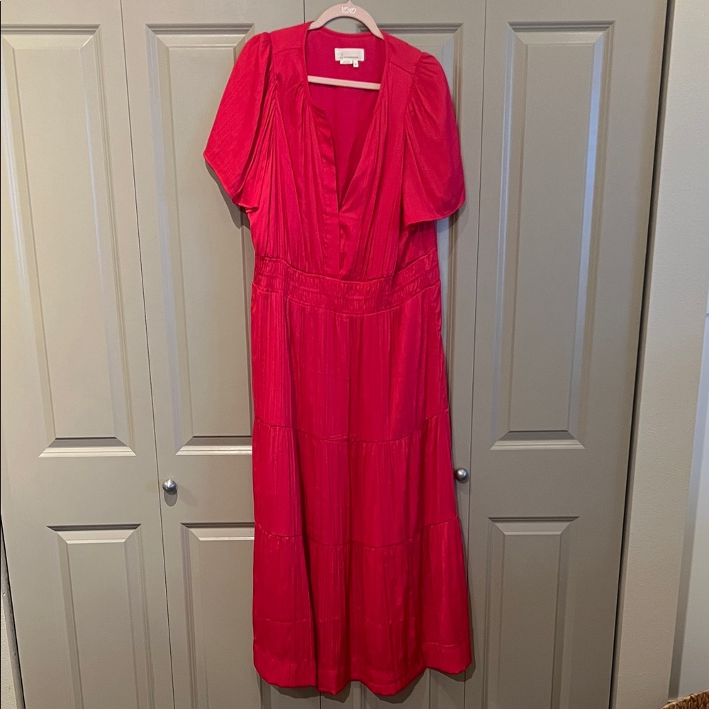 Anthropologie Pink Somerset Maxi Dress